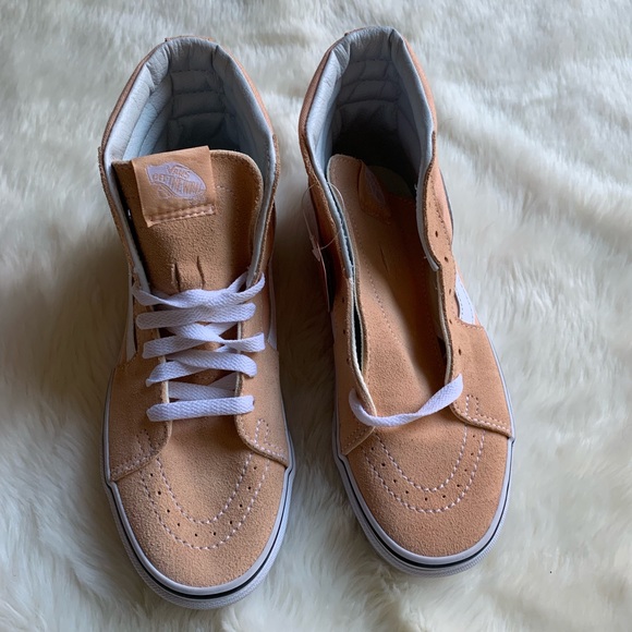 Vans Sk8-Hi Apricot Peach Sneakers - Picture 4 of 8